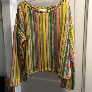 Lightweight striped sweater